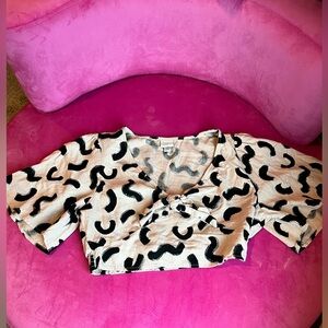 A New Day Cropped blouse, Size M